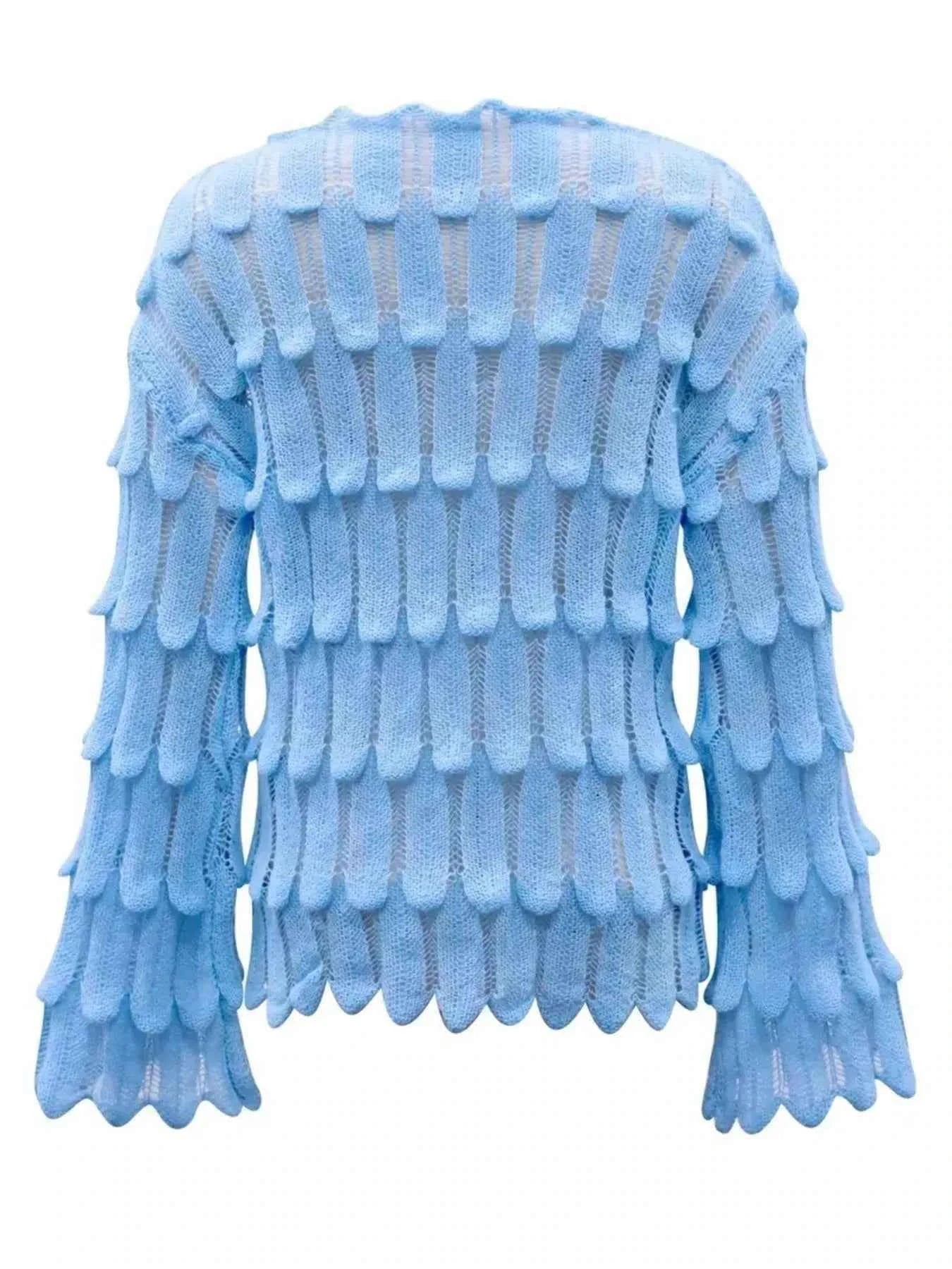 TEEK - Textured Knit Bell Sleeve Knit Top TOPS TEEK Trend