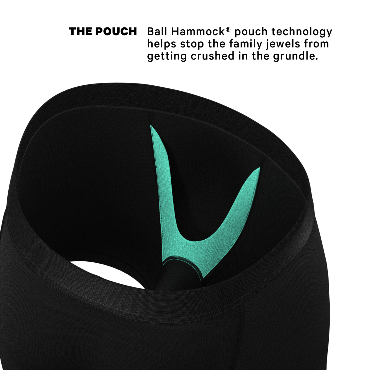 TEEK - The 009 | Black Tuxedo Ball Hammock® Pouch Underwear UNDERWEAR TEEK SH