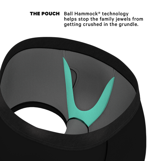 TEEK - The 009 | Black Tuxedo Ball Hammock® Pouch Trunks Underwear UNDERWEAR TEEK SH