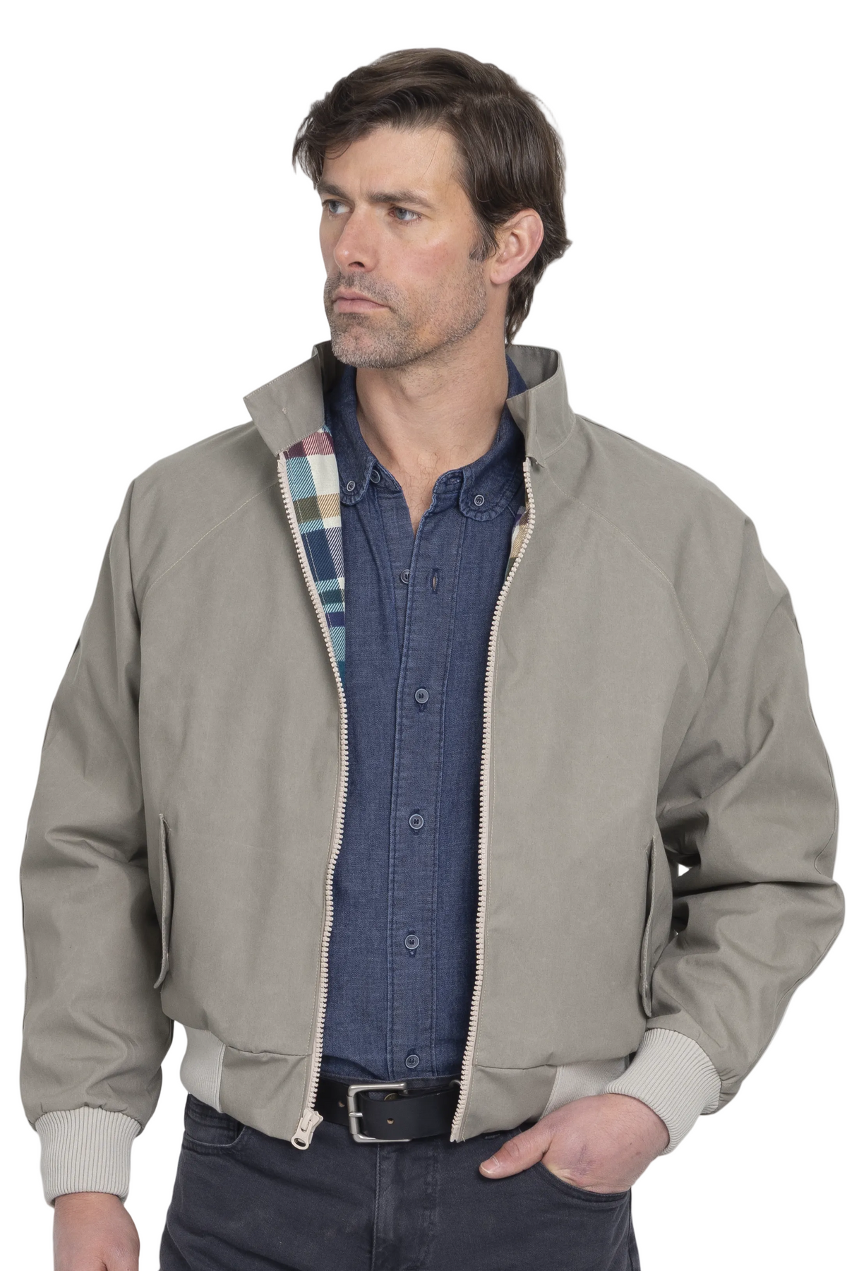 TEEK - Harrington Jacket - Pewter Cream JACKET TEEK DDA