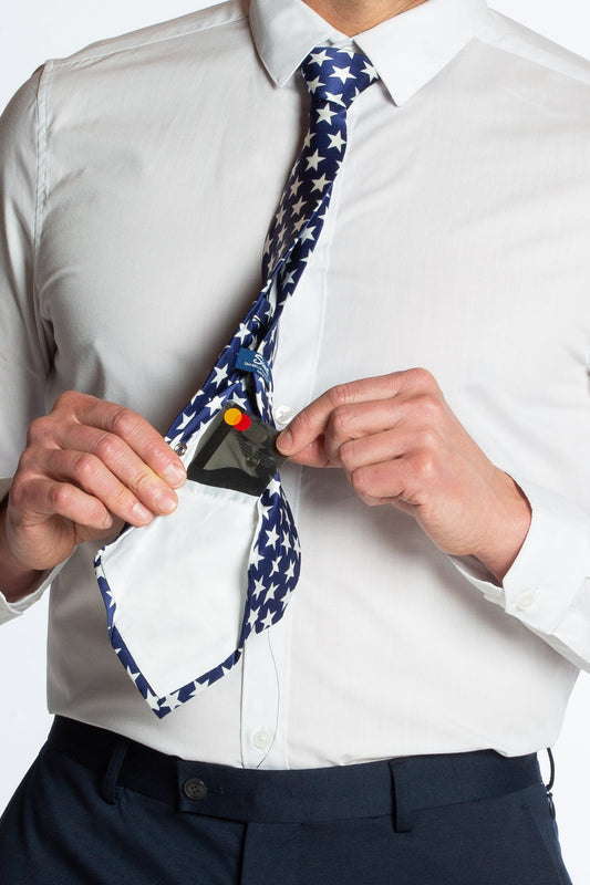 TEEK - The Alpha | American Flag Ultimate Pocket Tie TIES TEEK SH