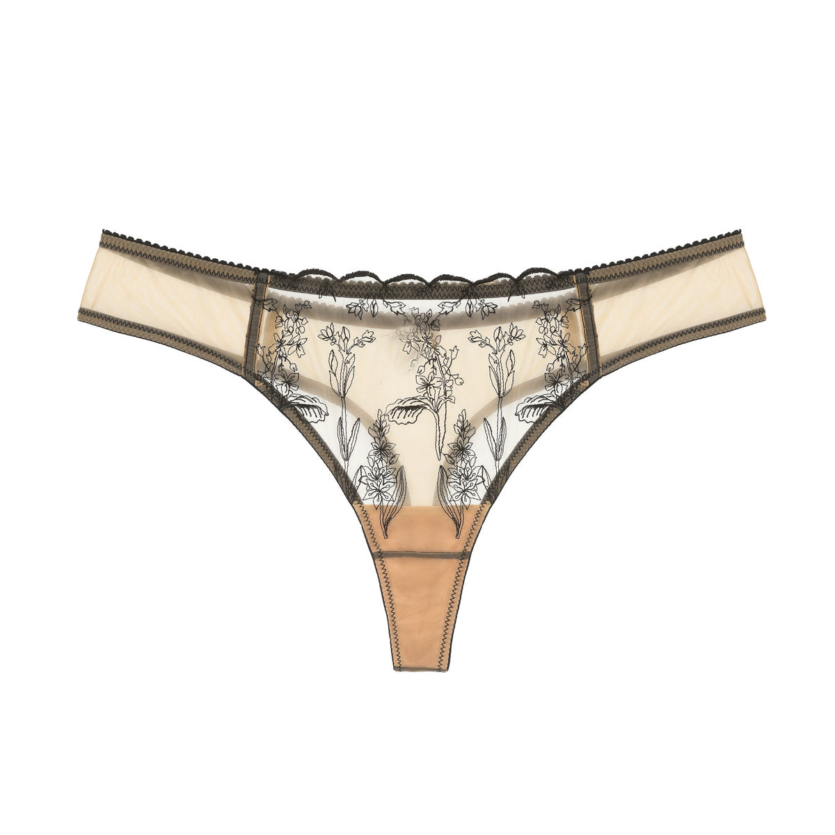 TEEK - Kim Thong - Floral Embroidery | Jelly Fabric UNDERWEAR TEEK AC XS
