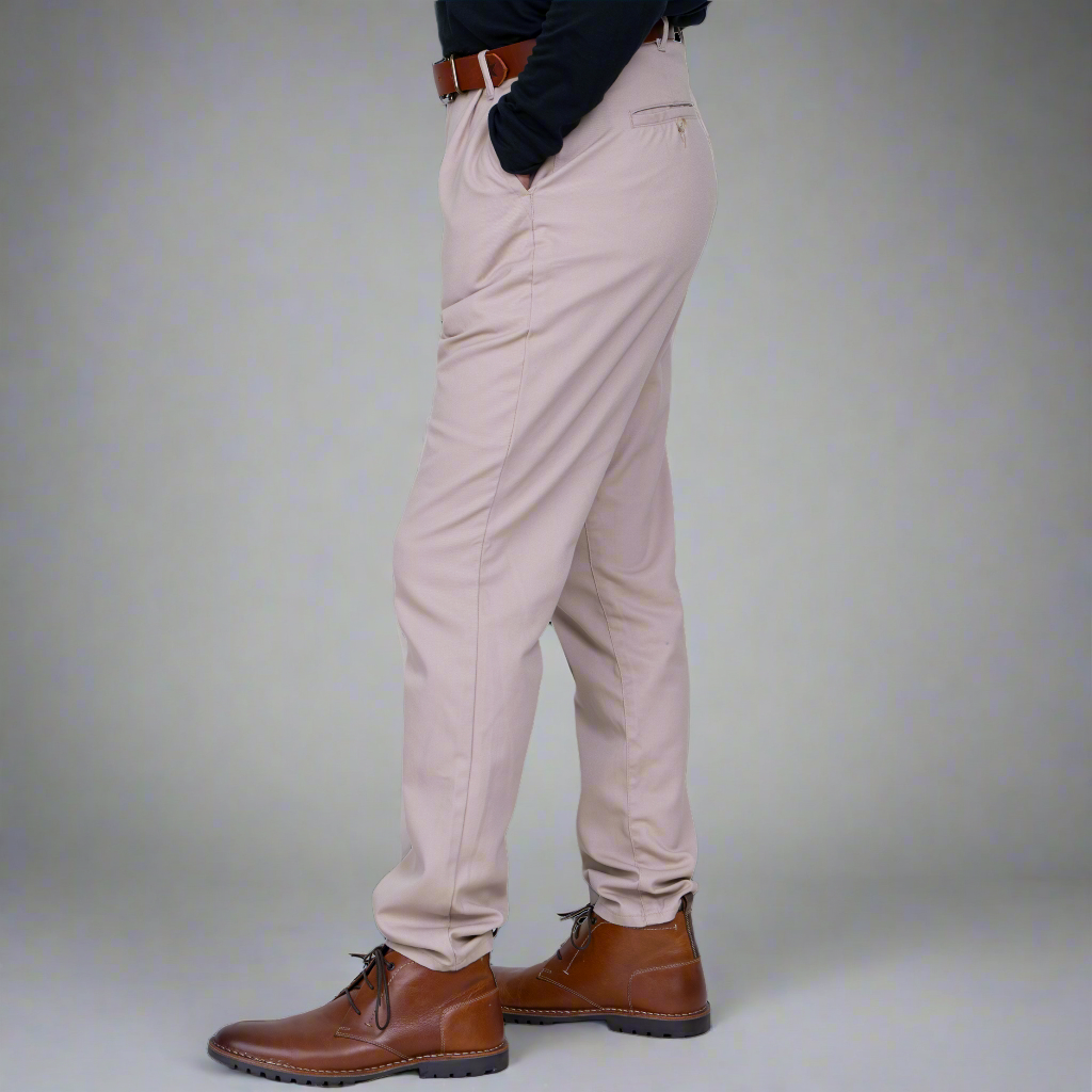 TEEK - High Rise Chino - Khaki PANTS TEEK DDA