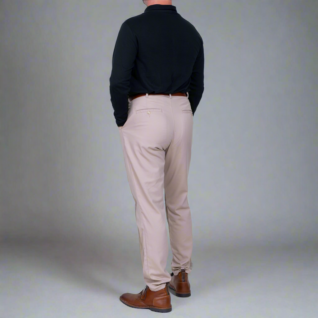 TEEK - High Rise Chino - Khaki PANTS TEEK DDA