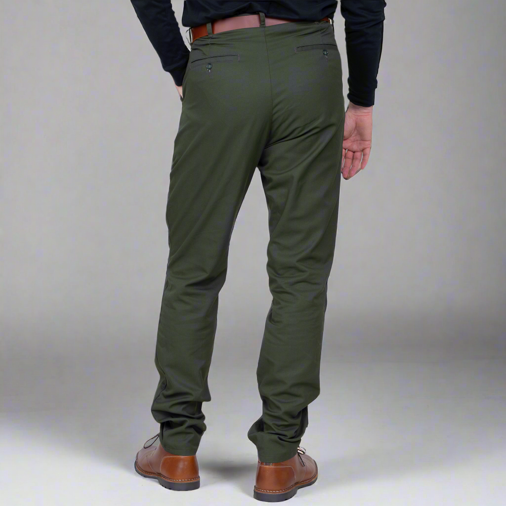 TEEK - High Rise Chino - Olive PANTS TEEK DDA