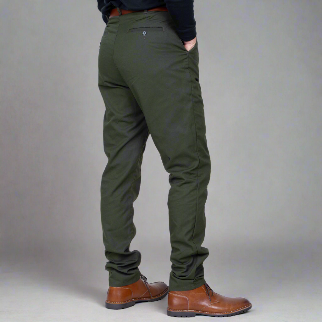 TEEK - High Rise Chino - Olive PANTS TEEK DDA