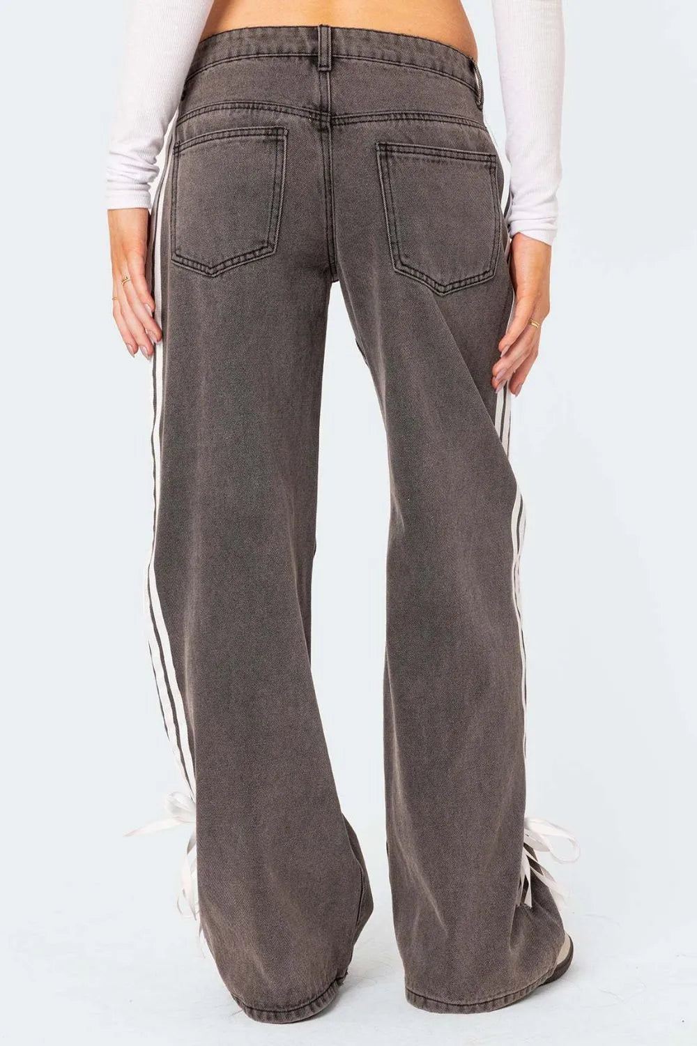 TEEK - Side Striped Loose Fit Jeans JEANS TEEK Trend