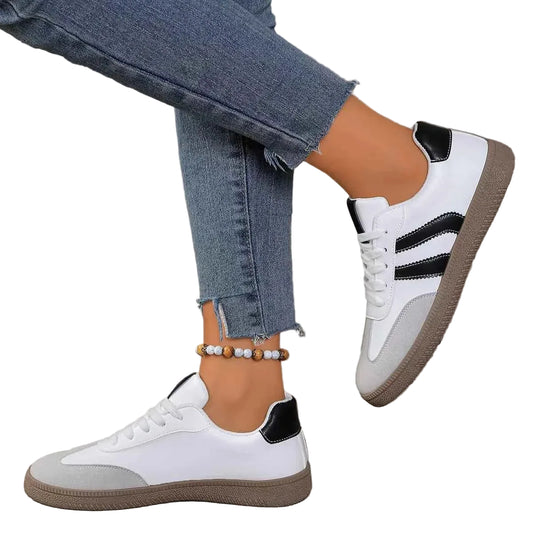 Lace Up Casual Sneakers Trendsi