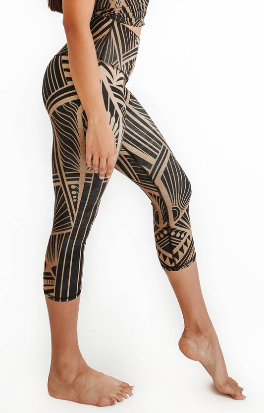 TEEK - Capri Legging - Elegant Empire PANTS TEEK YD