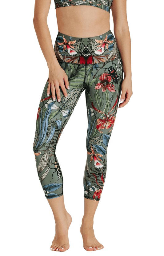 TEEK - Capri Legging - Green Thumb PANTS TEEK YD