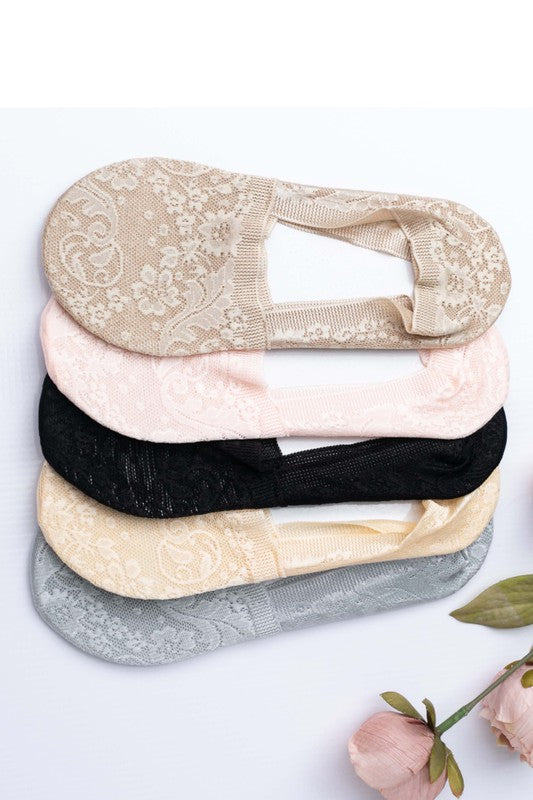 TEEK - No-Slip Floral Lace Socks SOCKS TEEK FG