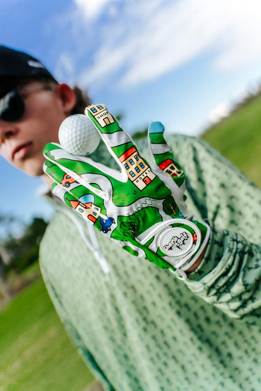 TEEK - Car Map Mens Golf Glove GLOVES TEEK SIG