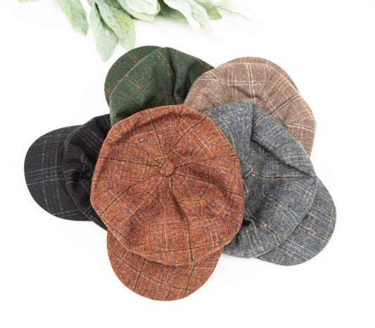 TEEK - Plaid Newsboy Caps HAT TEEK FG
