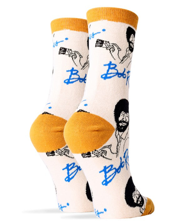 TEEK - Womens It's Bob Ross Crew Socks SOCKS TEEK FG