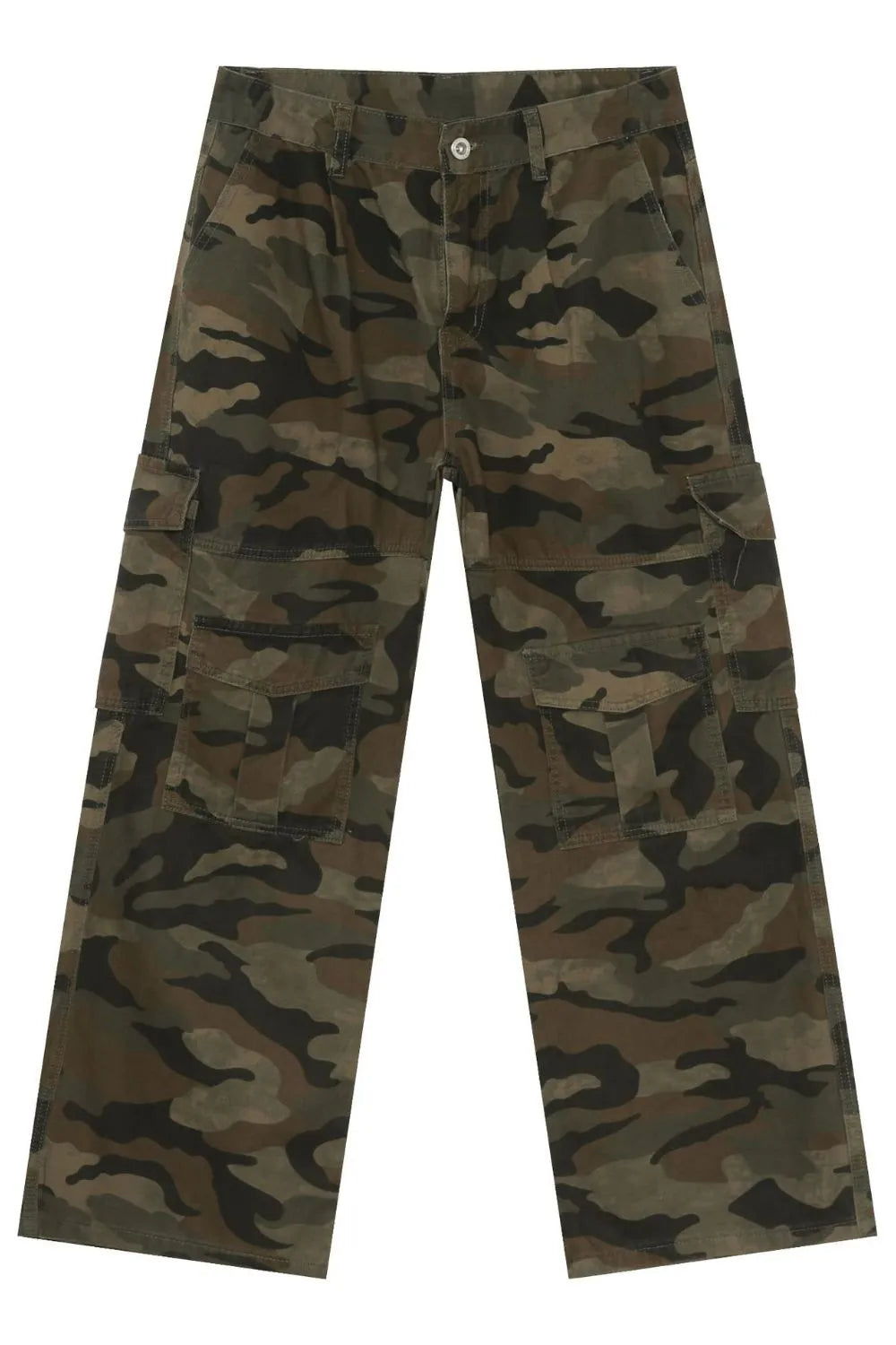 TEEK - Mens Green Camouflage Loose Fit Jeans JEANS TEEK Trend