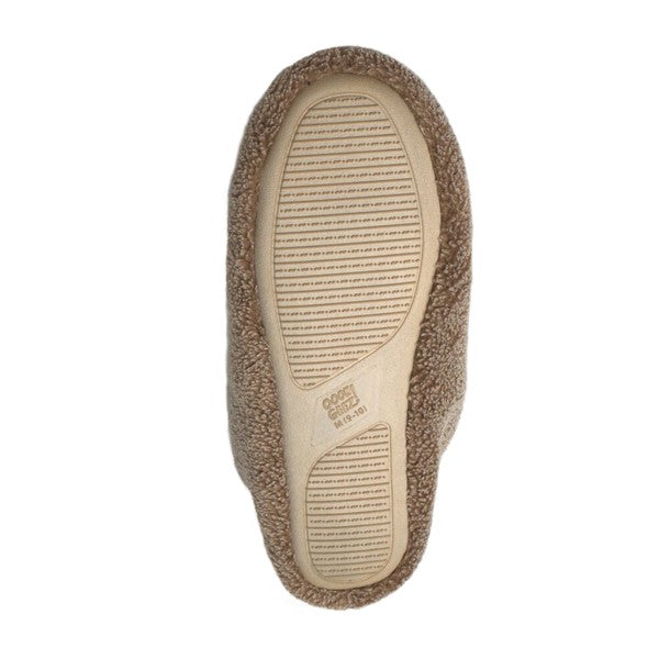 TEEK - Sherpa Tan - Mens Sherpa House Slippers SHOES TEEK FG