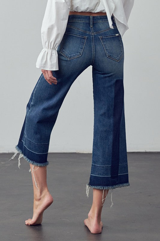TEEK - Mid Rise Crop Flare Jeans JEANS TEEK FG