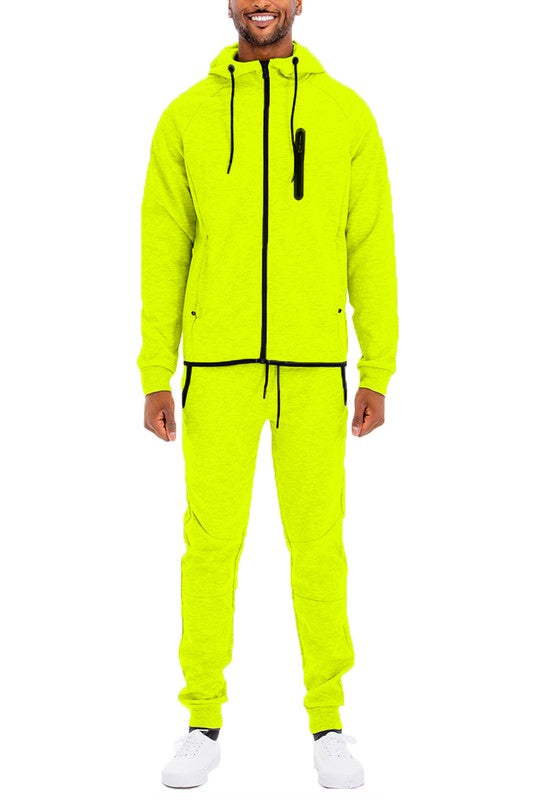 TEEK - Mens Dynamic Active Tech Suit SET TEEK FG LIME S