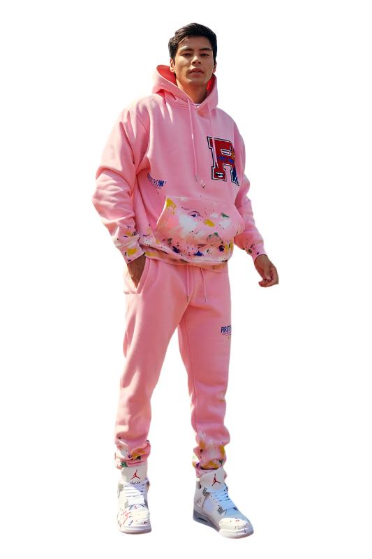 TEEK - Pink Hand Paint Jogger