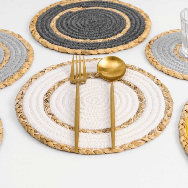 TEEK - Bay Placemat - Set of 4 HOME DECOR TEEK Trend White