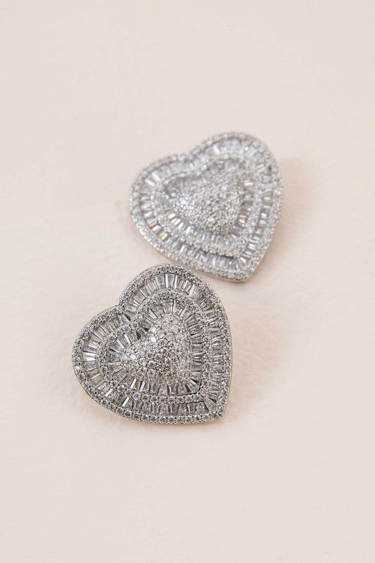 TEEK - Heart Post Earrings JEWELRY TEEK FG