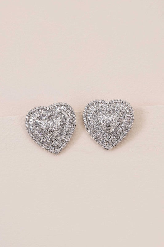TEEK - Heart Post Earrings JEWELRY TEEK FG