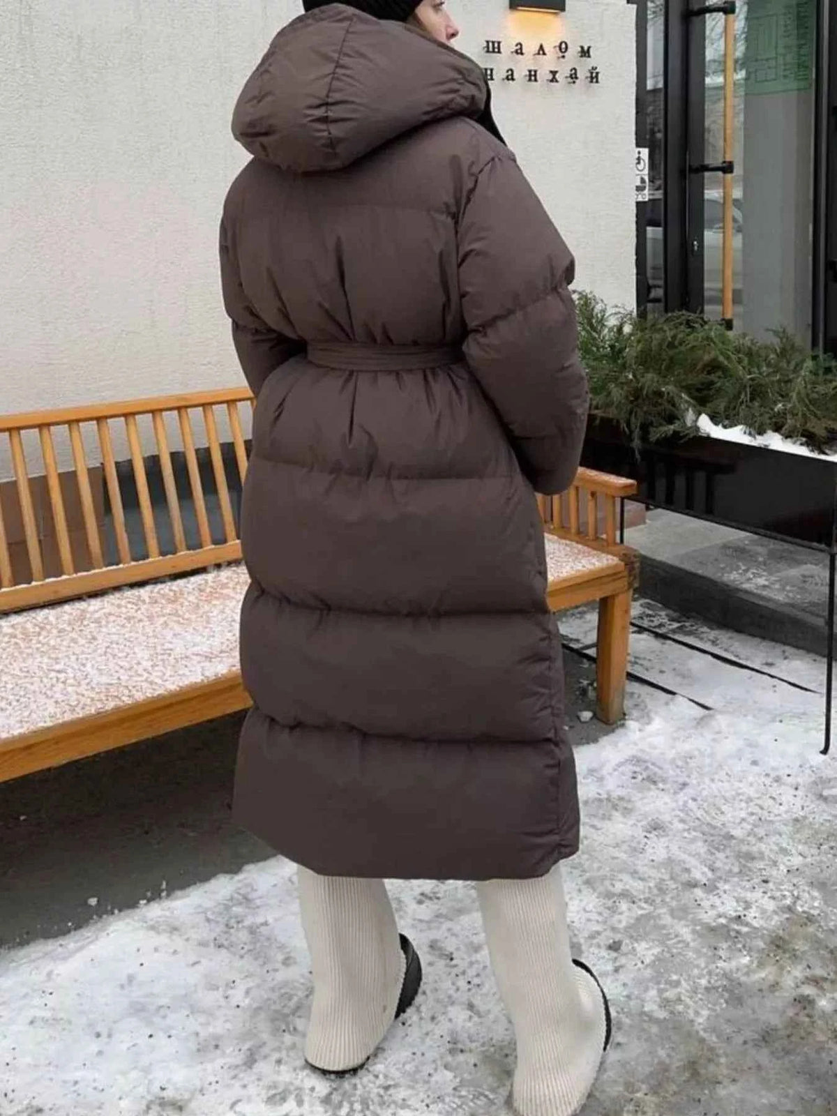 TEEK - Longline Padded Winter Belted Coat COAT TEEK Trend