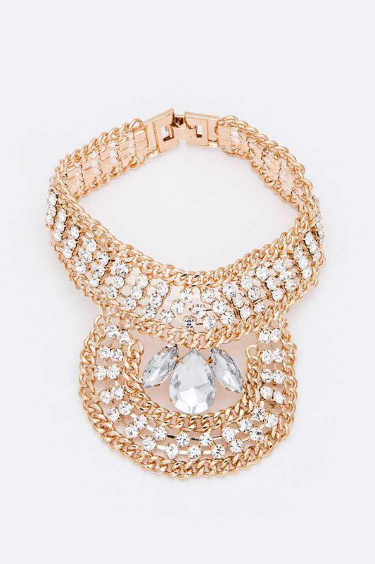 TEEK - Crystal Statement Palm Bracelet JEWELRY TEEK FG