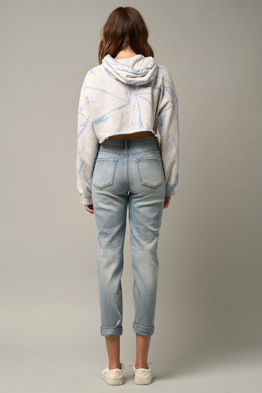 TEEK - Medium Distressed Girlfriend Jeans JEANS TEEK FG