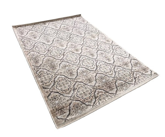 TEEK - 5' x 7'6'' Vintage Beige Blue Silky Glam Rug RUG TEEK FG