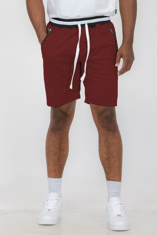 TEEK - Mens French Terry Sweat Shorts SHORTS TEEK FG BURGUNDY S