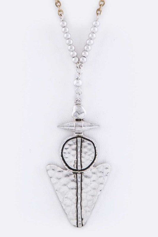 TEEK - Arrowhead Pendant Necklace JEWELRY TEEK FG Silver