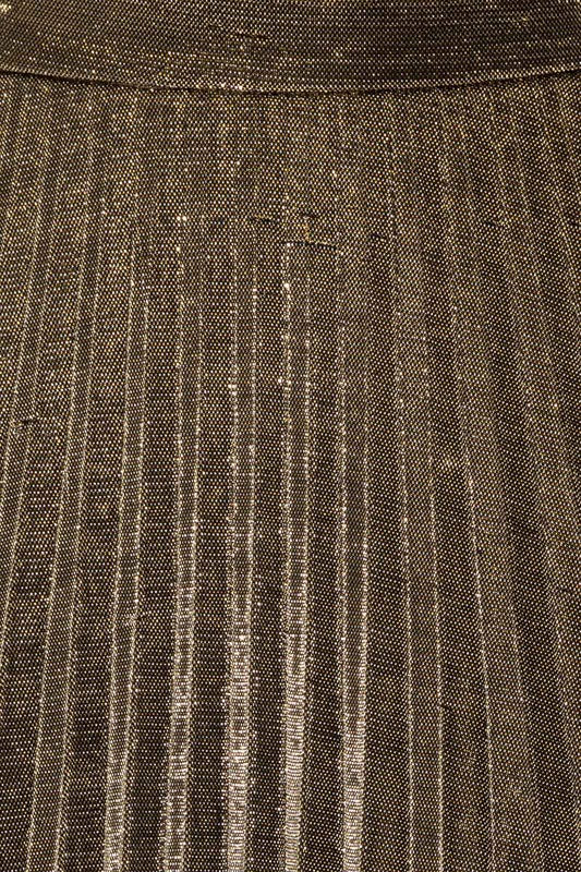 TEEK - Lurex Fabric Pleated Midi Skirt SKIRT TEEK FG