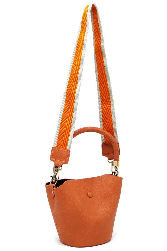 TEEK - Bucket Crossbody Bag with Guitar Strap BAG TEEK FG