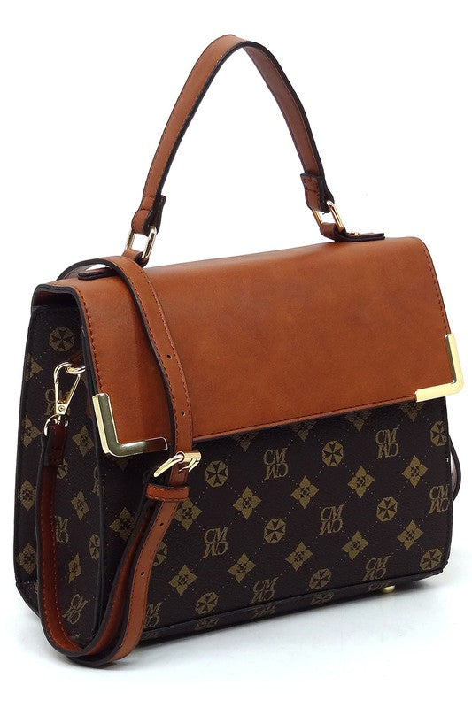 TEEK - CM Monogram Top Handle Satchel BAG TEEK FG