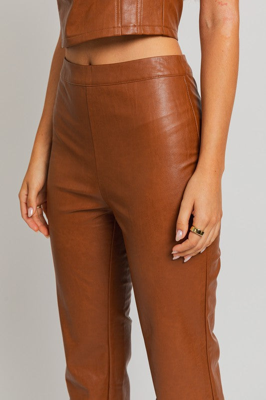 TEEK - Milk Chocolate Straight Pants PANTS TEEK FG
