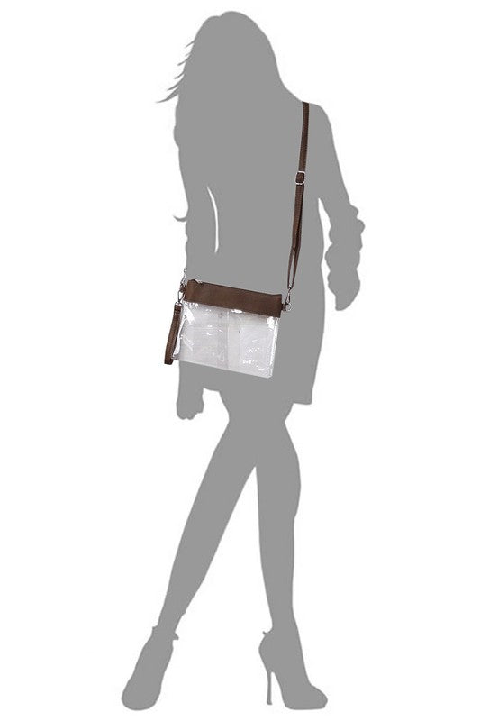 TEEK - See Thru Transparent Clutch Crossbody Bag BAG TEEK FG