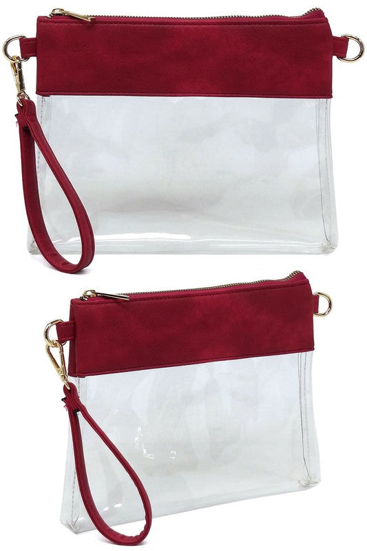 TEEK - See Thru Transparent Clutch Crossbody Bag BAG TEEK FG