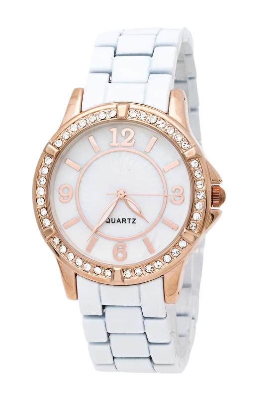 TEEK - Crystal Bezel Enamel Bracelet Watch WATCH TEEK FG