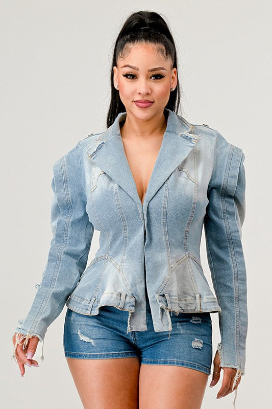 TEEK - Vintage Denim Jean Jacket JACKET TEEK FG