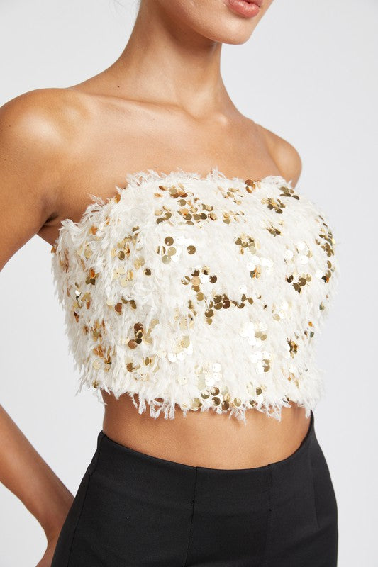 TEEK - FEATHER TUBE TOP TOPS TEEK FG