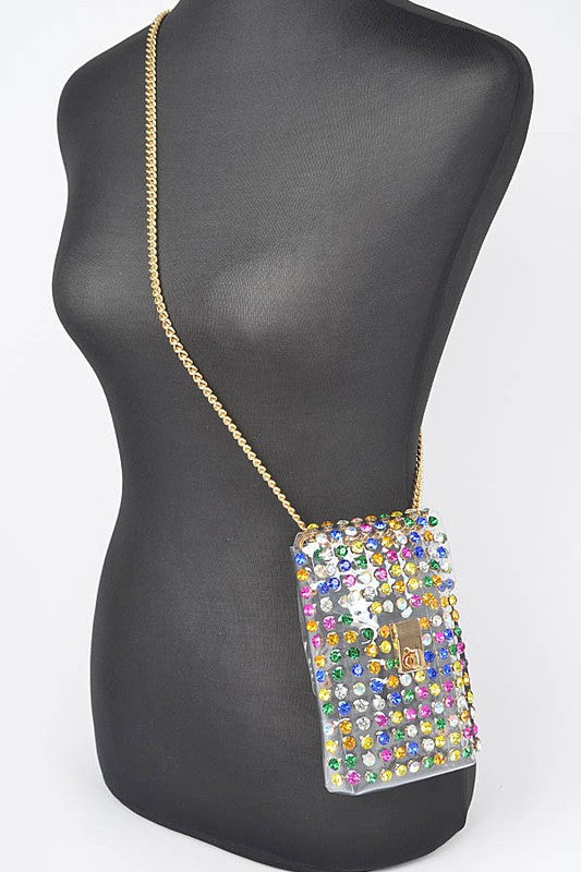 TEEK - Studs Clear Convertible Plus Size Belt Bag BAG TEEK FG