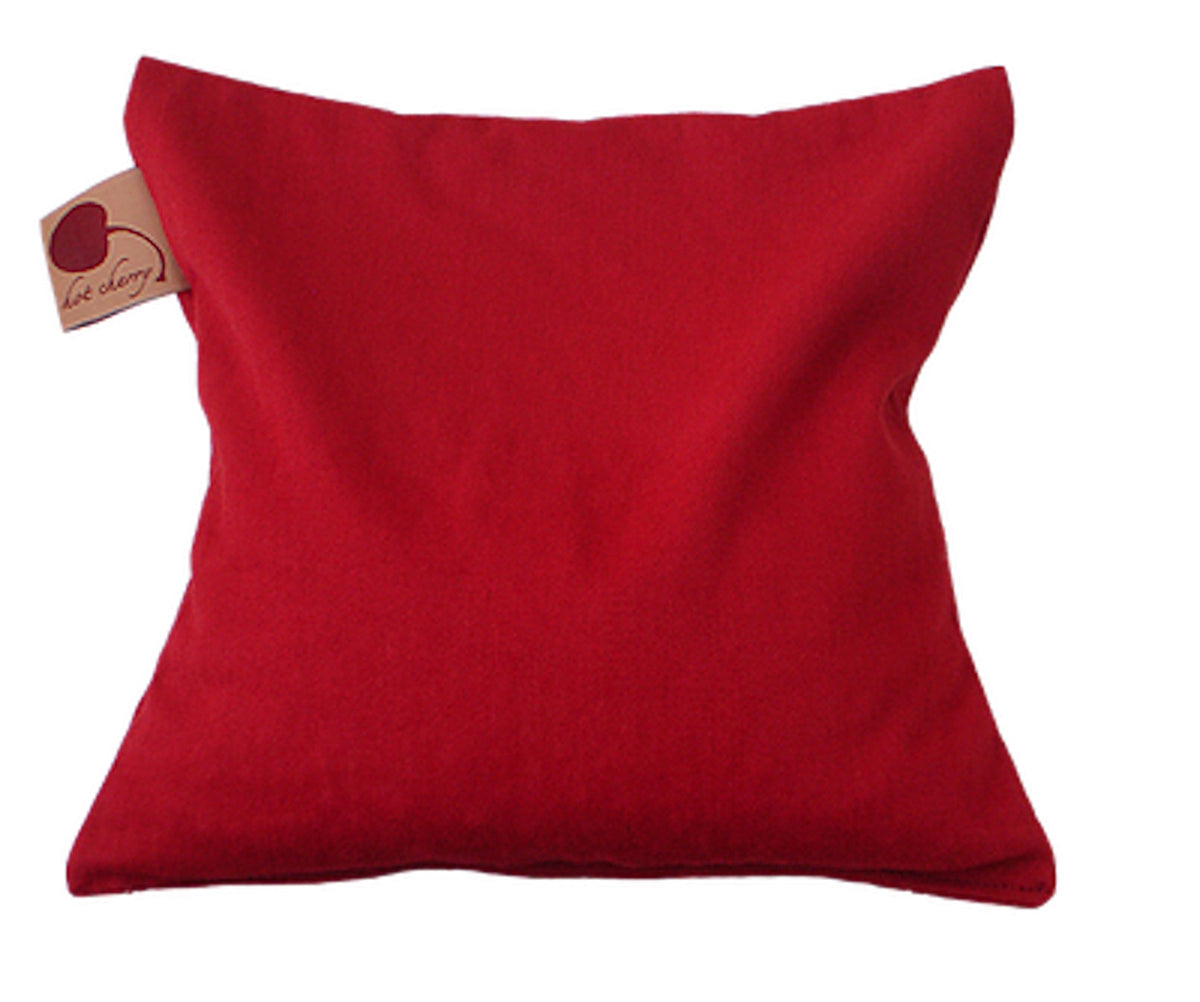 TEEK - Hot Cherry Square Pillow in Red Denim PILLOW TEEK HCP
