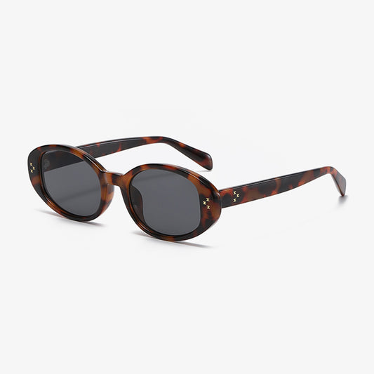 TEEK - Styled Oval Frame Oval Sunglasses EYEGLASSES TEEK Trend