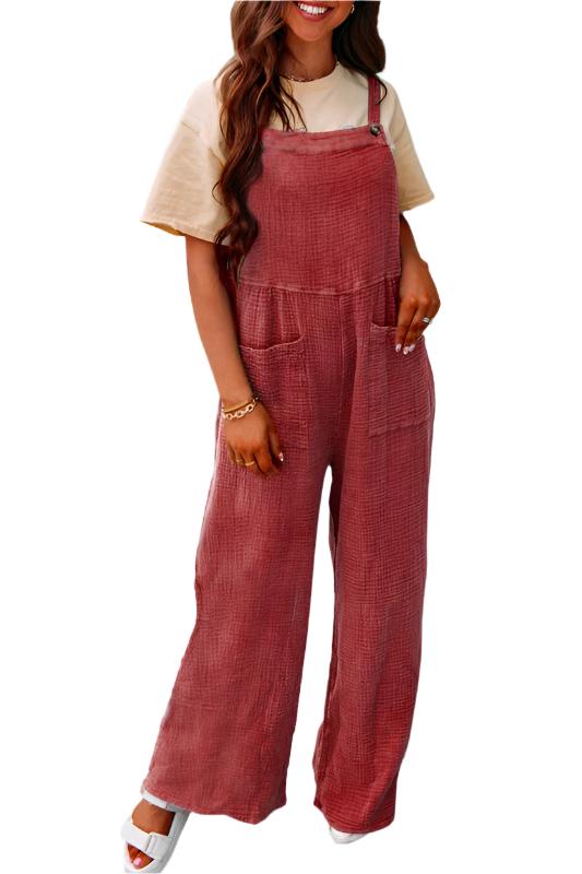 TEEK - Pocketed Casual Overalls OVERALLS TEEK FG