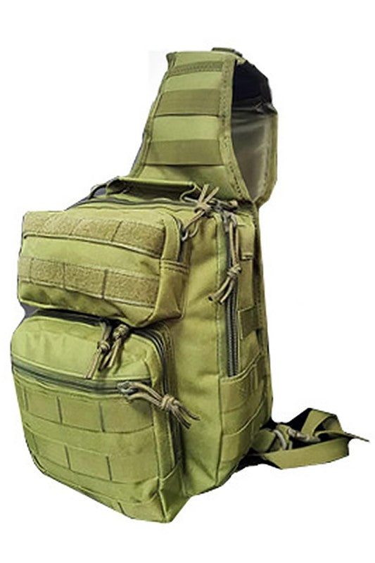 TEEK - Military Canvas Concealed Sling Backpack TEEK FG GREEN