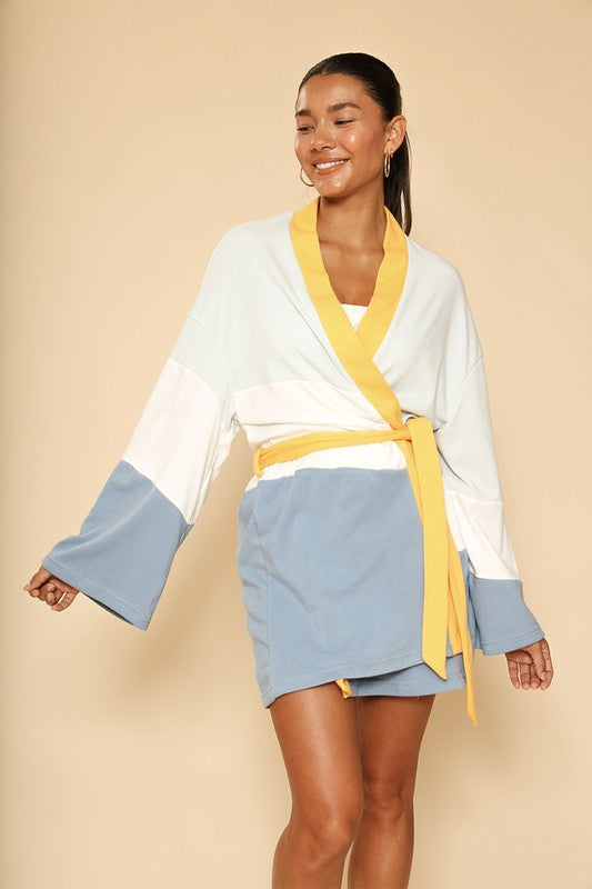 TEEK - Blue Sunset Terry Cloth Novelty Robe ROBE TEEK FG