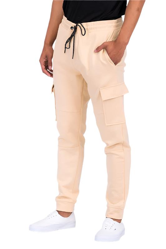 TEEK - Khaki Cargo Jogger Sweatpants PANTS TEEK FG L