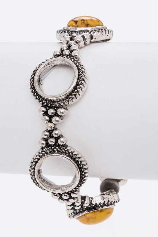 TEEK - Stone Station Western Stretch Bracelet JEWELRY TEEK FG