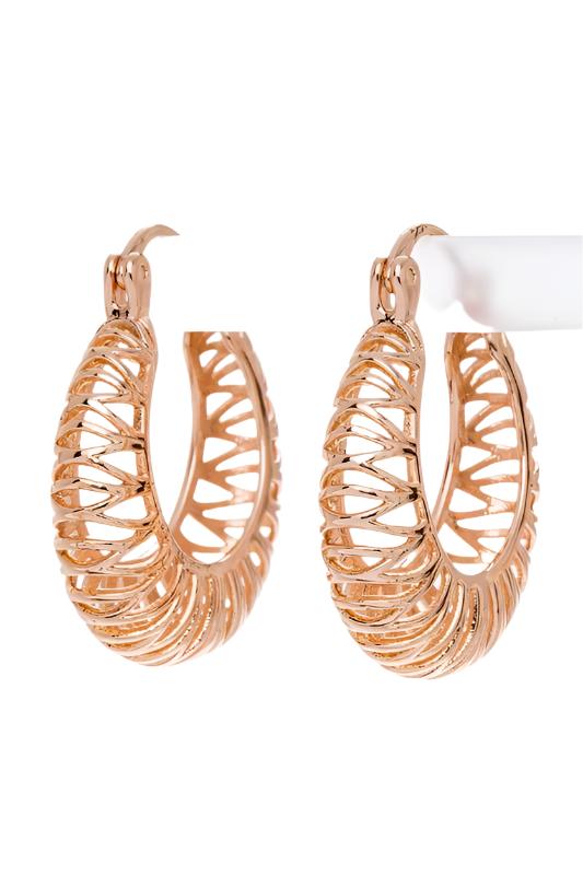 TEEK - Laser Cut Iconic Stainless Steel Hoop Earrings JEWELRY TEEK FG